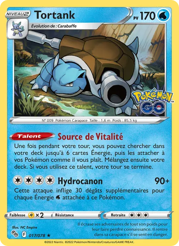 Tortank - 017/088 - Pokémon GO