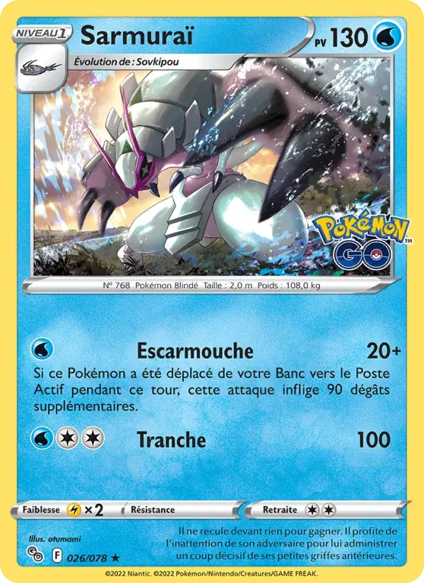 Sarmuraï - 026/088 - Pokémon GO