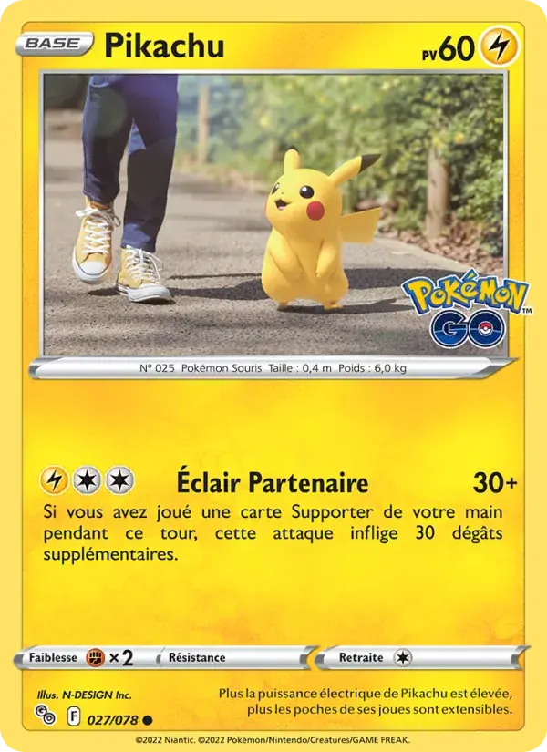 Pikachu - 027/088 - Pokémon GO