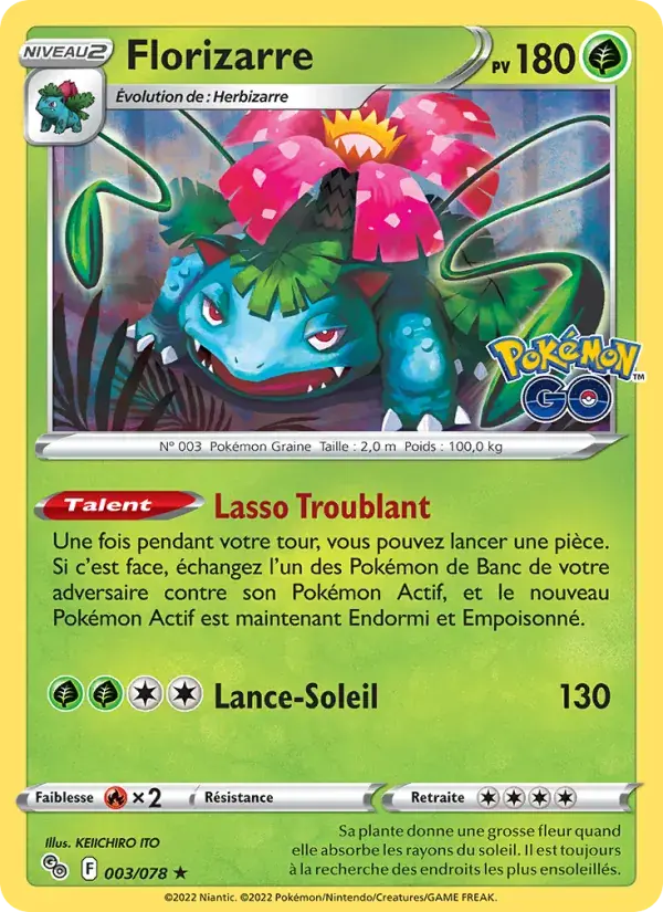 Florizarre - 003/088 - Pokémon GO