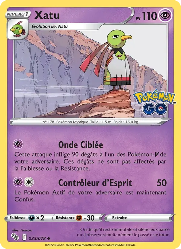 Xatu - 033/088 - Pokémon GO