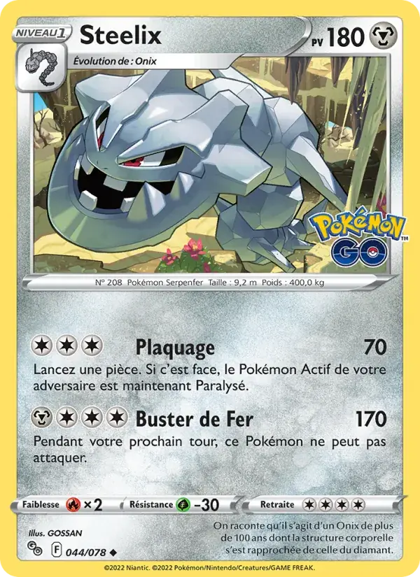 Steelix - 044/088 - Pokémon GO