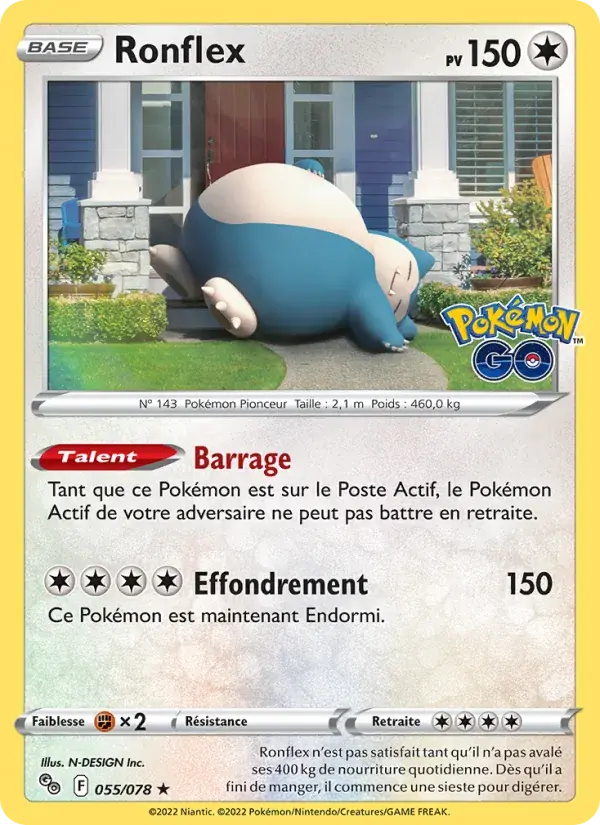 Ronflex - 055/088 - Pokémon GO