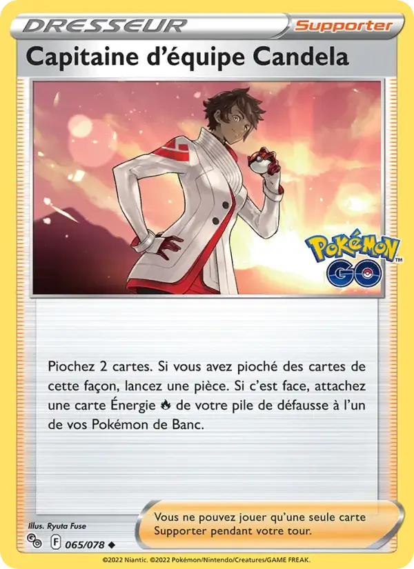 Capitaine d'équipe Candela - 065/088 - Pokémon GO