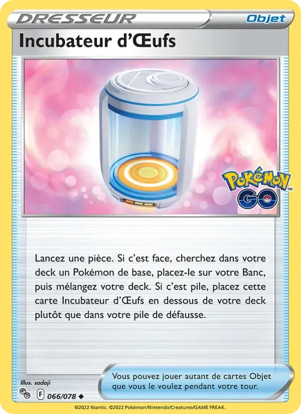 Incubateur d'Œufs - 066/088 - Pokémon GO