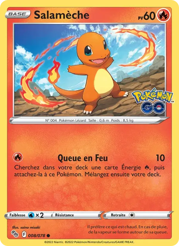 Salamèche - 008/088 - Pokémon GO