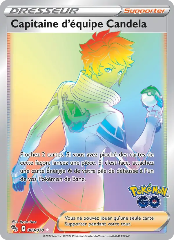 Capitaine d'équipe Candela - 083/088 - Pokémon GO