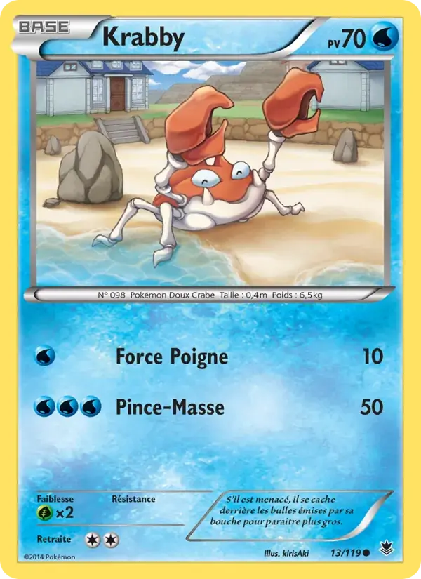 Krabby - 13/124 - Vigueur Spectrale