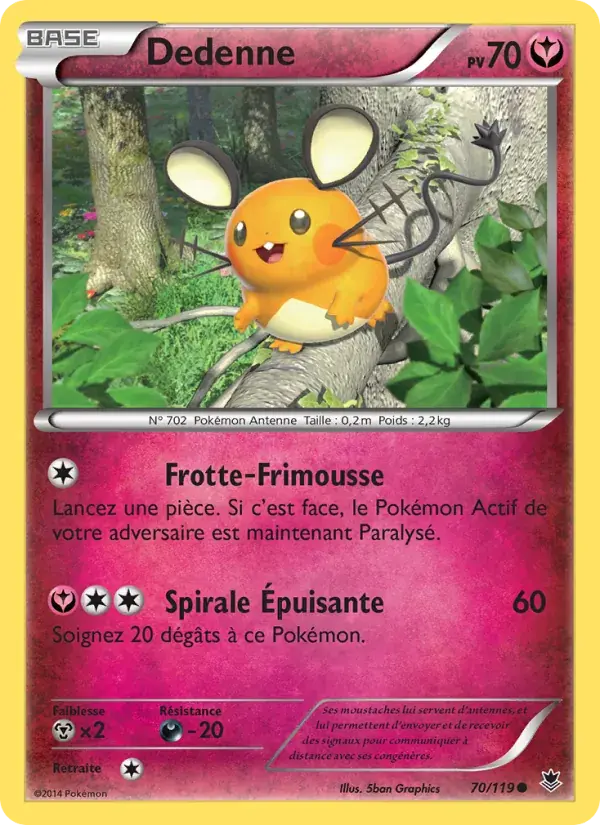 Dedenne - 70/124 - Vigueur Spectrale