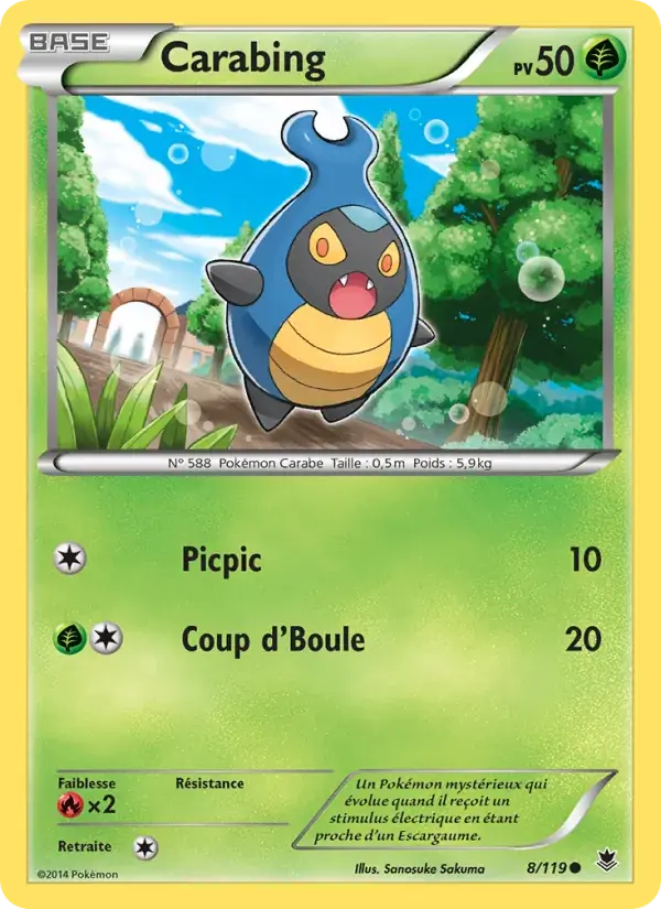 Carabing - 8/124 - Vigueur Spectrale