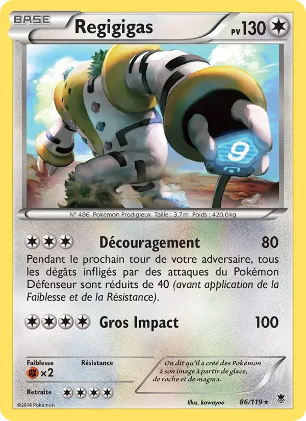 Regigigas - 86/124 - Vigueur Spectrale