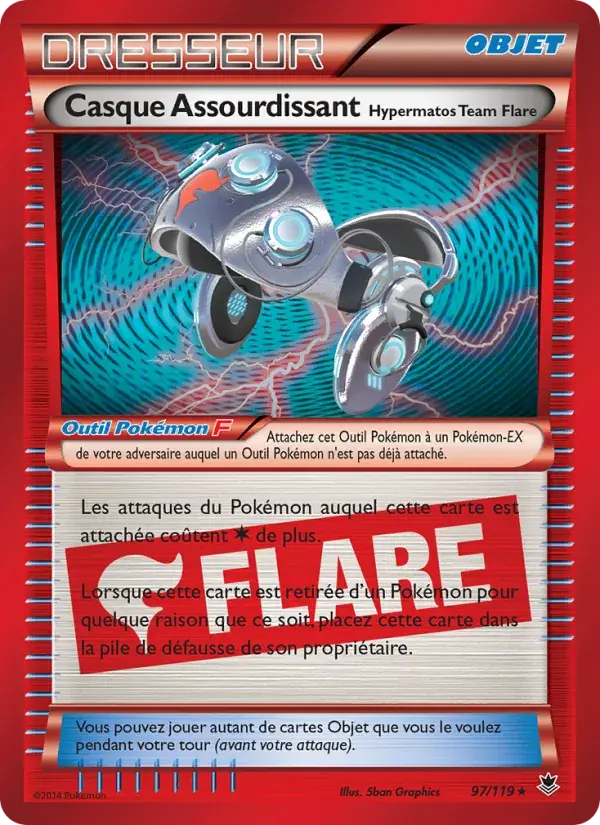 Casque Assourdissant Hypermatos Team Flare - 97/124 - Vigueur Spectrale