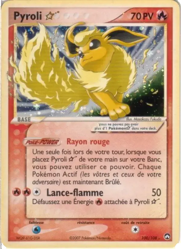 Pyroli ☆ - 100/108 - EX Gardiens du Pouvoir