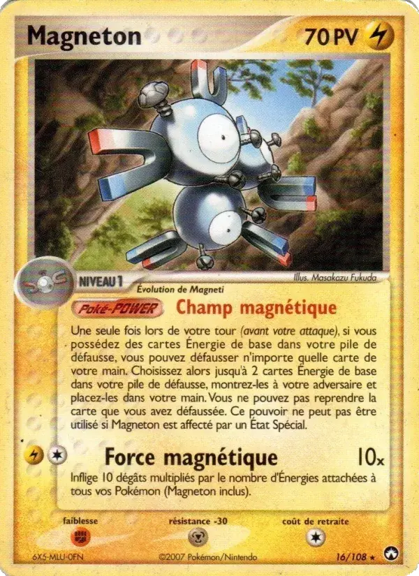 Magnéton - 16/108 - EX Gardiens du Pouvoir