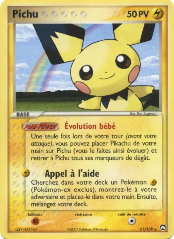 Pichu - 21/108 - EX Gardiens du Pouvoir