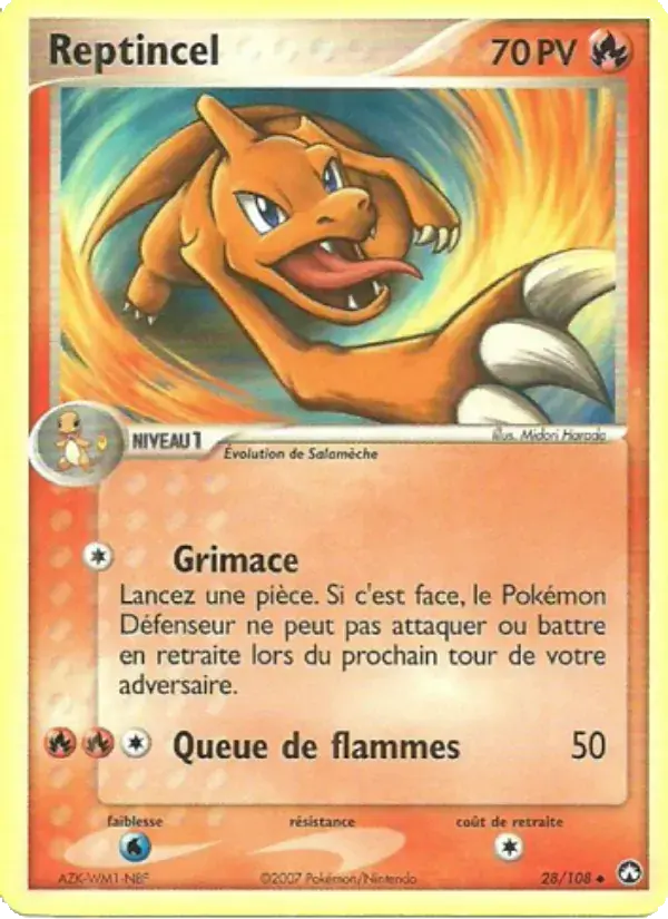 Reptincel - 28/108 - EX Gardiens du Pouvoir