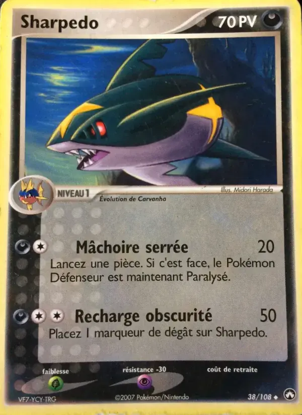 Sharpedo - 38/108 - EX Gardiens du Pouvoir