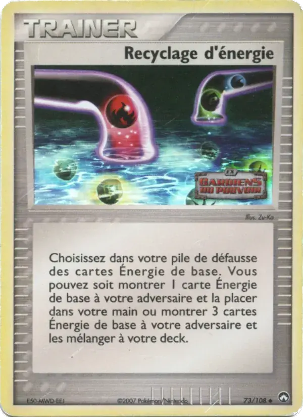 Recyclage d'énergie - 73/108 - EX Gardiens du Pouvoir