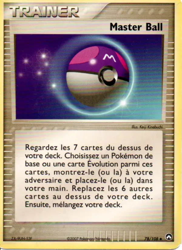 Master Ball - 78/108 - EX Gardiens du Pouvoir