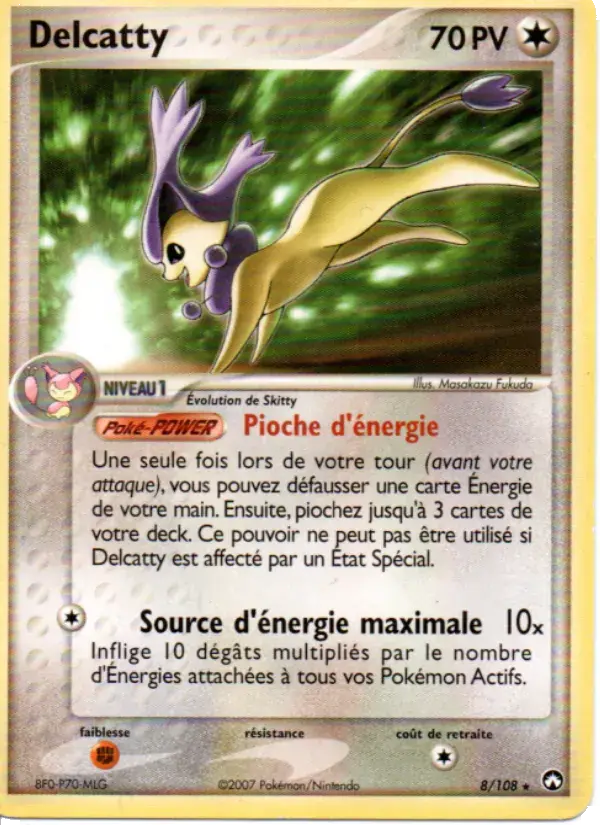 Delcatty - 8/108 - EX Gardiens du Pouvoir