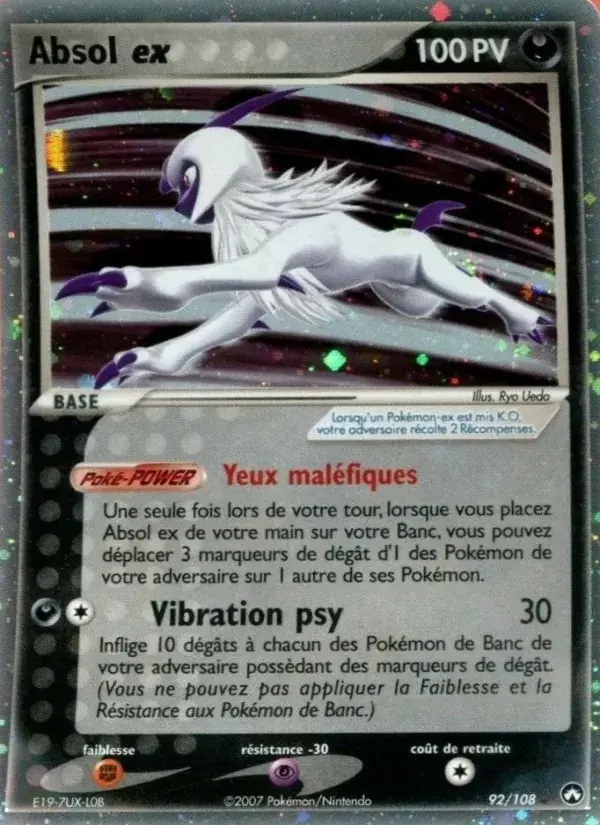 Absol ex - 92/108 - EX Gardiens du Pouvoir