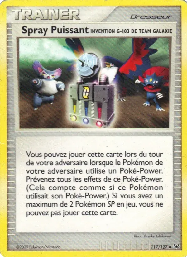 Spray Puissant Invention G-103 de Team Galaxie - 117/133 - Platine