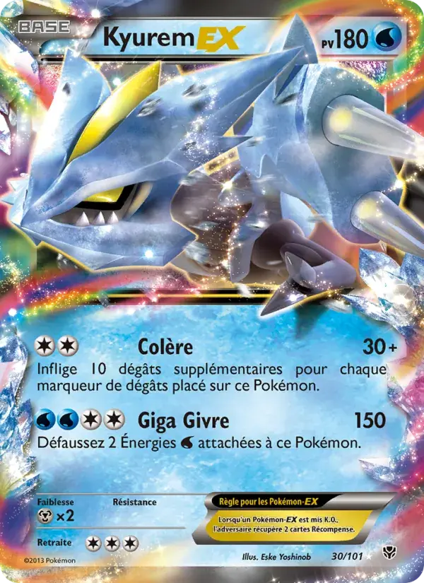 Kyurem EX - 30/105 - Explosion Plasma