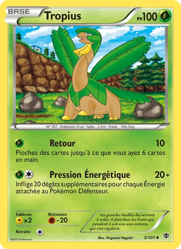 Tropius - 5/105 - Explosion Plasma