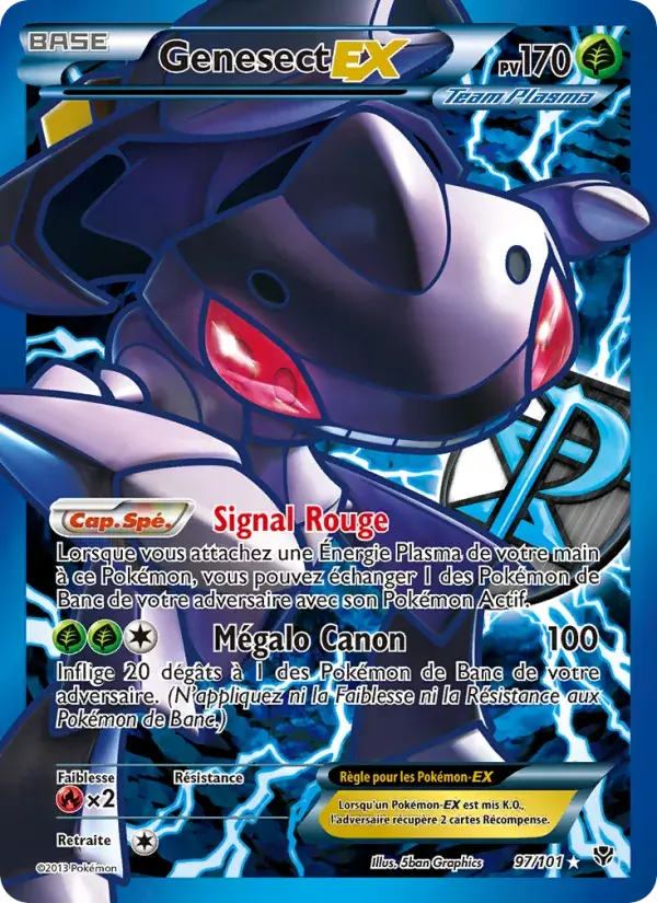 Genesect EX - 97/105 - Explosion Plasma
