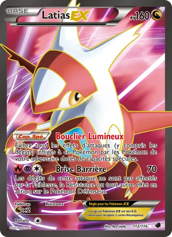 Latias-EX - 112/122 - Glaciation Plasma