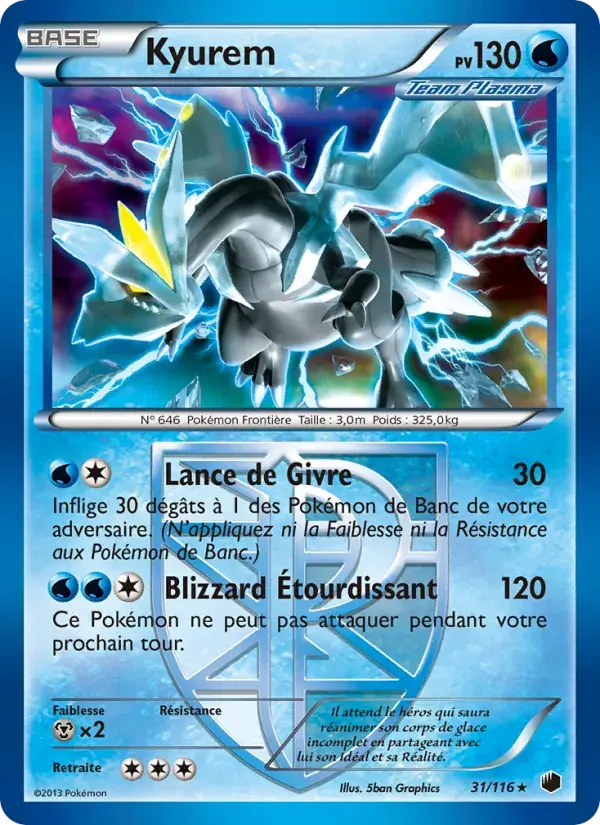 Kyurem - 31/122 - Glaciation Plasma