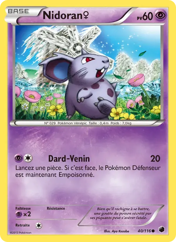 Nidoran♀ - 40/122 - Glaciation Plasma