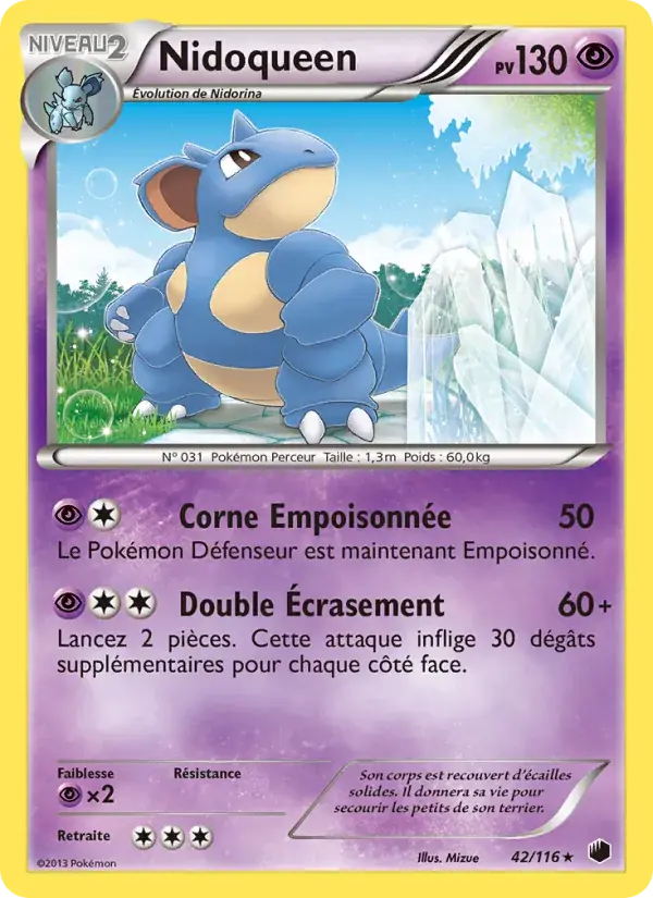 Nidoqueen - 42/122 - Glaciation Plasma