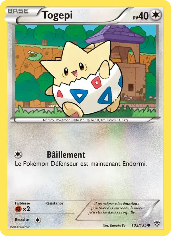 Togepi - 102/138 - Tempète Plasma