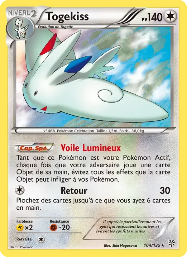 Togekiss - 104/138 - Tempète Plasma