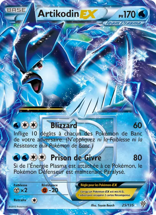Artikodin-EX - 25/138 - Tempète Plasma