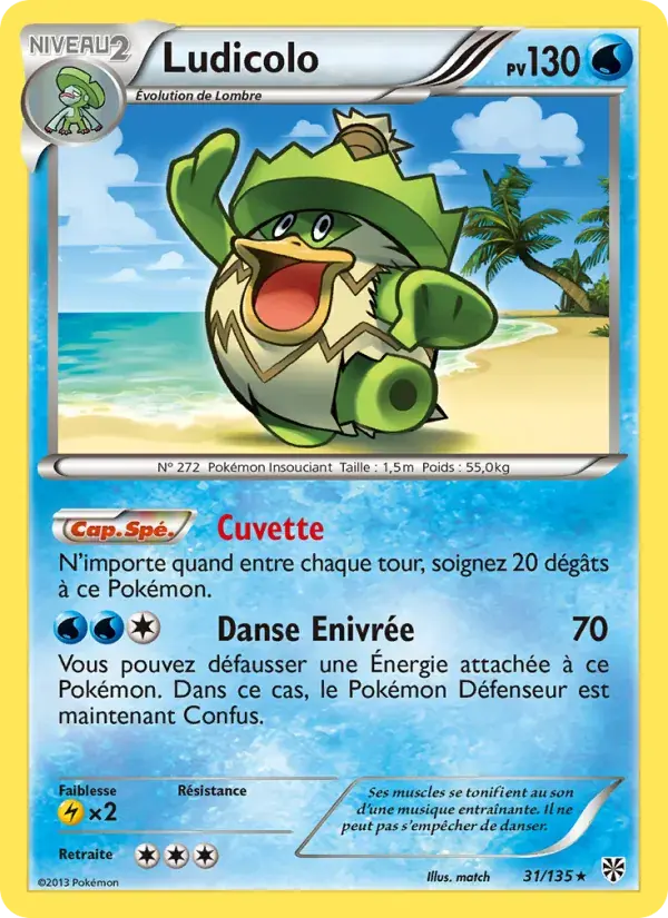 Ludicolo - 31/138 - Tempète Plasma