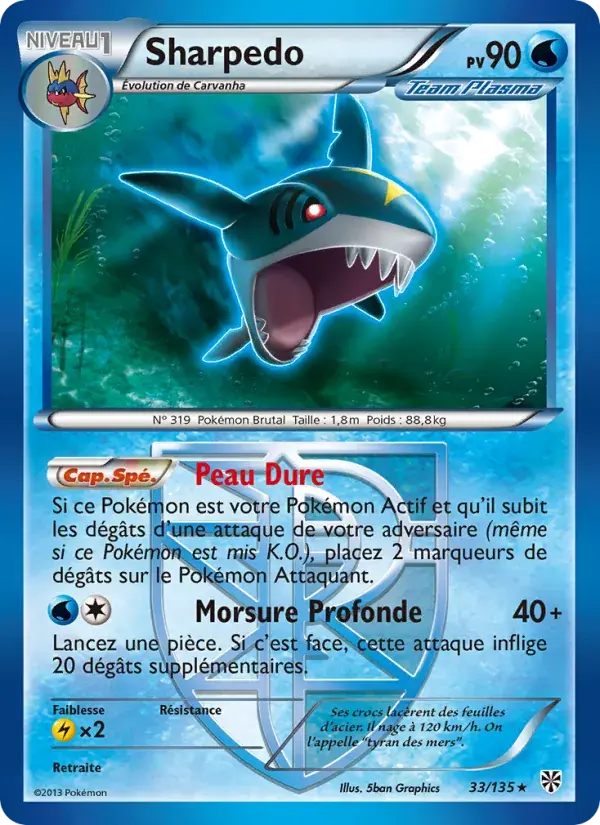 Sharpedo - 33/138 - Tempète Plasma