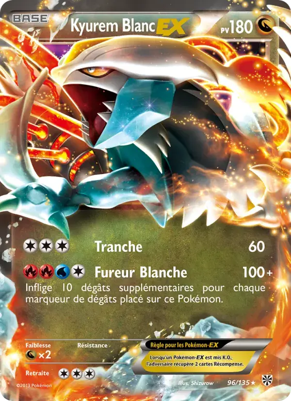 Kyurem Blanc EX - 96/138 - Tempète Plasma