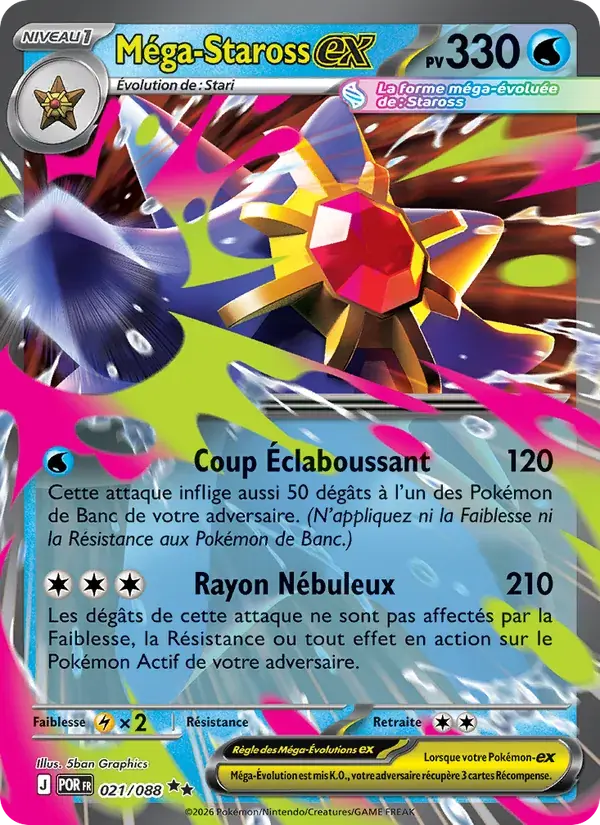 Méga-Staross-ex - 021/124 - Équilibre Parfait