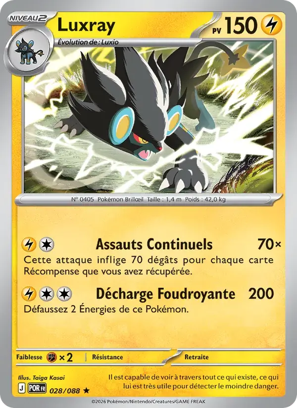 Luxray - 028/124 - Équilibre Parfait