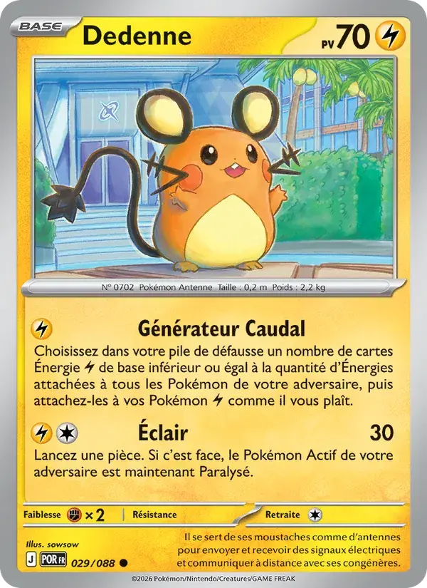 Dedenne - 029/124 - Équilibre Parfait