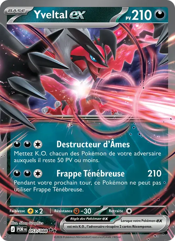 Yveltal-ex - 053/124 - Équilibre Parfait
