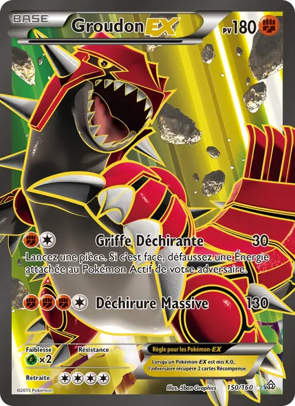 Groudon EX - 150/164 - Primo-Choc