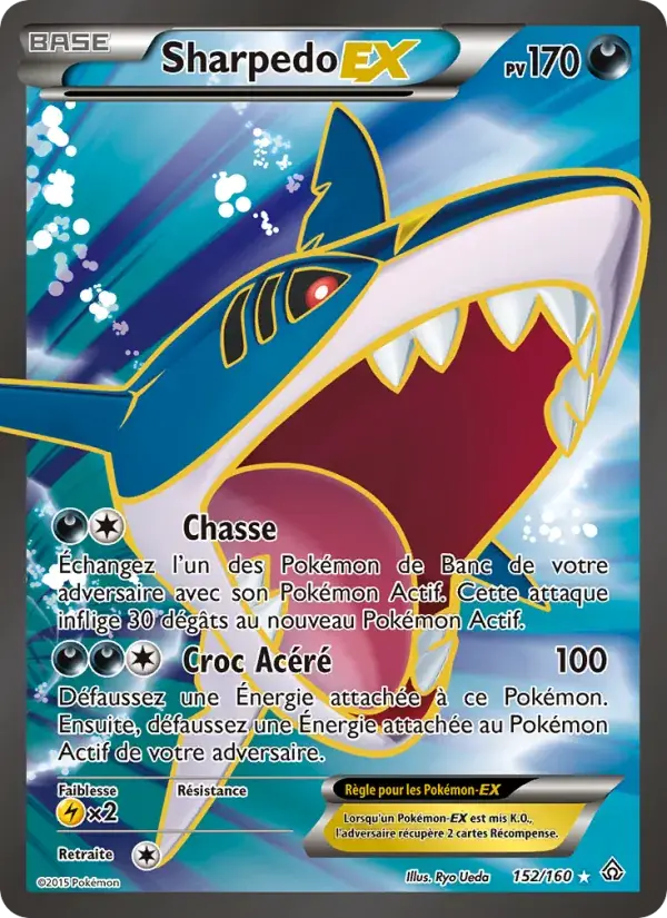 Sharpedo EX - 152/164 - Primo-Choc