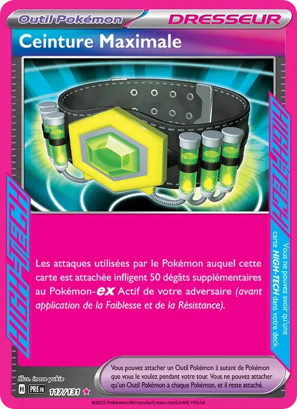 Ceinture Maximale - 117/180 - Évolutions Prismatiques
