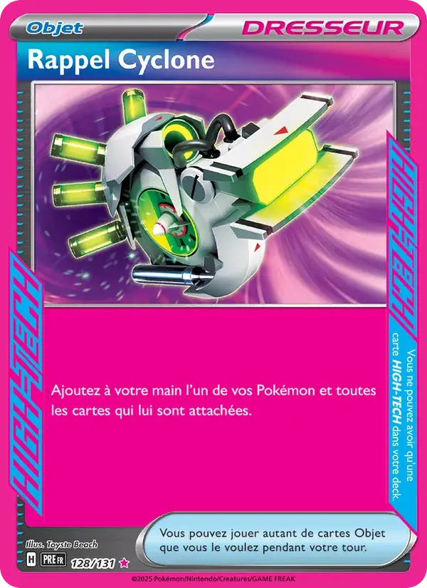 Rappel Cyclone - 128/180 - Évolutions Prismatiques