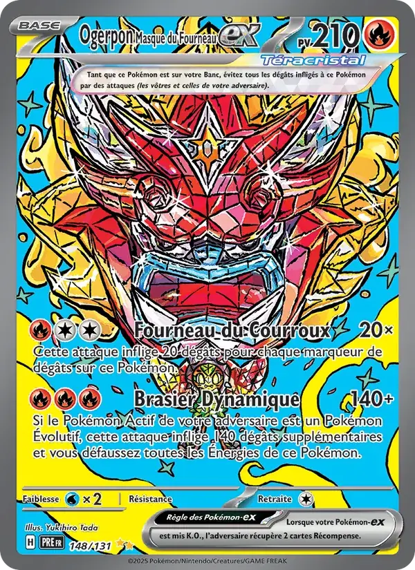 Ogerpon Masque du Fourneau-ex - 148/180 - Évolutions Prismatiques