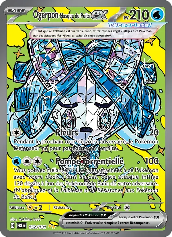 Ogerpon Masque du Puits-ex - 152/180 - Évolutions Prismatiques