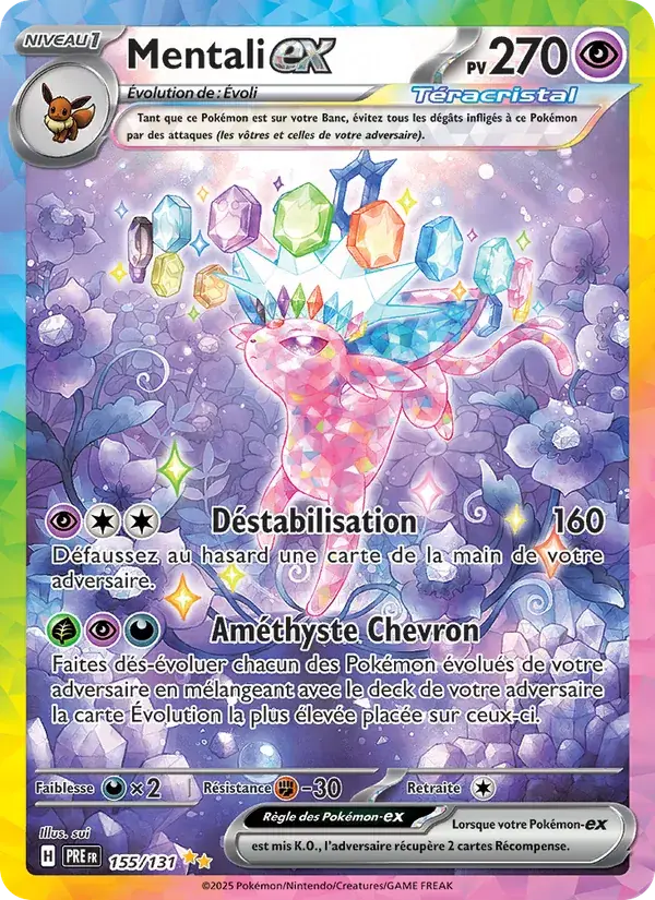 Mentali-ex - 155/180 - Évolutions Prismatiques